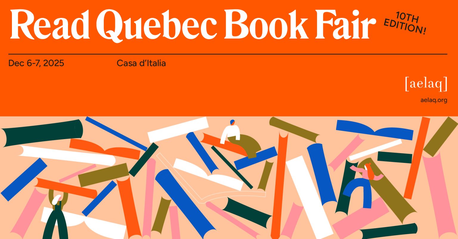 Read Quebec Book Fair 2026 event poster